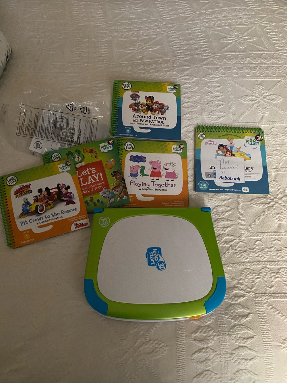 LeapFrog LeapStart 3D Interactive Activity Book System with Green/Blue Case